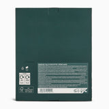 Dark green box with text and symbols on a white background