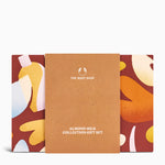 The Body Shop Almond Milk Collection gift set packaging with abstract design