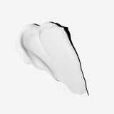 White cream texture with black outline on a white background