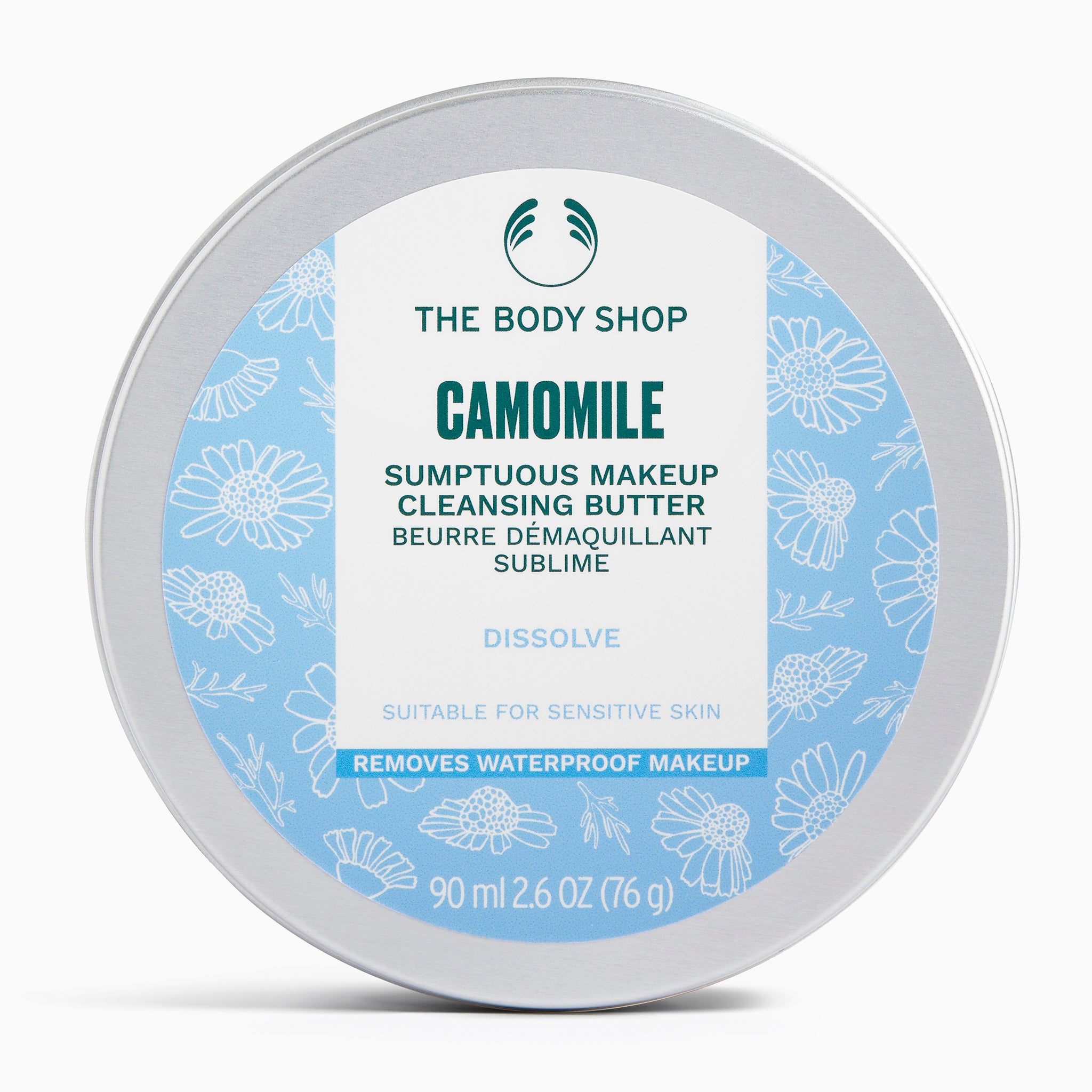 The Body Shop Camomile Sumptuous Makeup Cleansing Butter on a white background