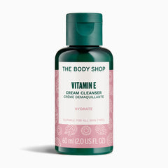The Body Shop Vitamin E Cream Cleanser bottle on a white background