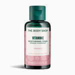 The Body Shop Vitamin E moisturising toner bottle on a white background