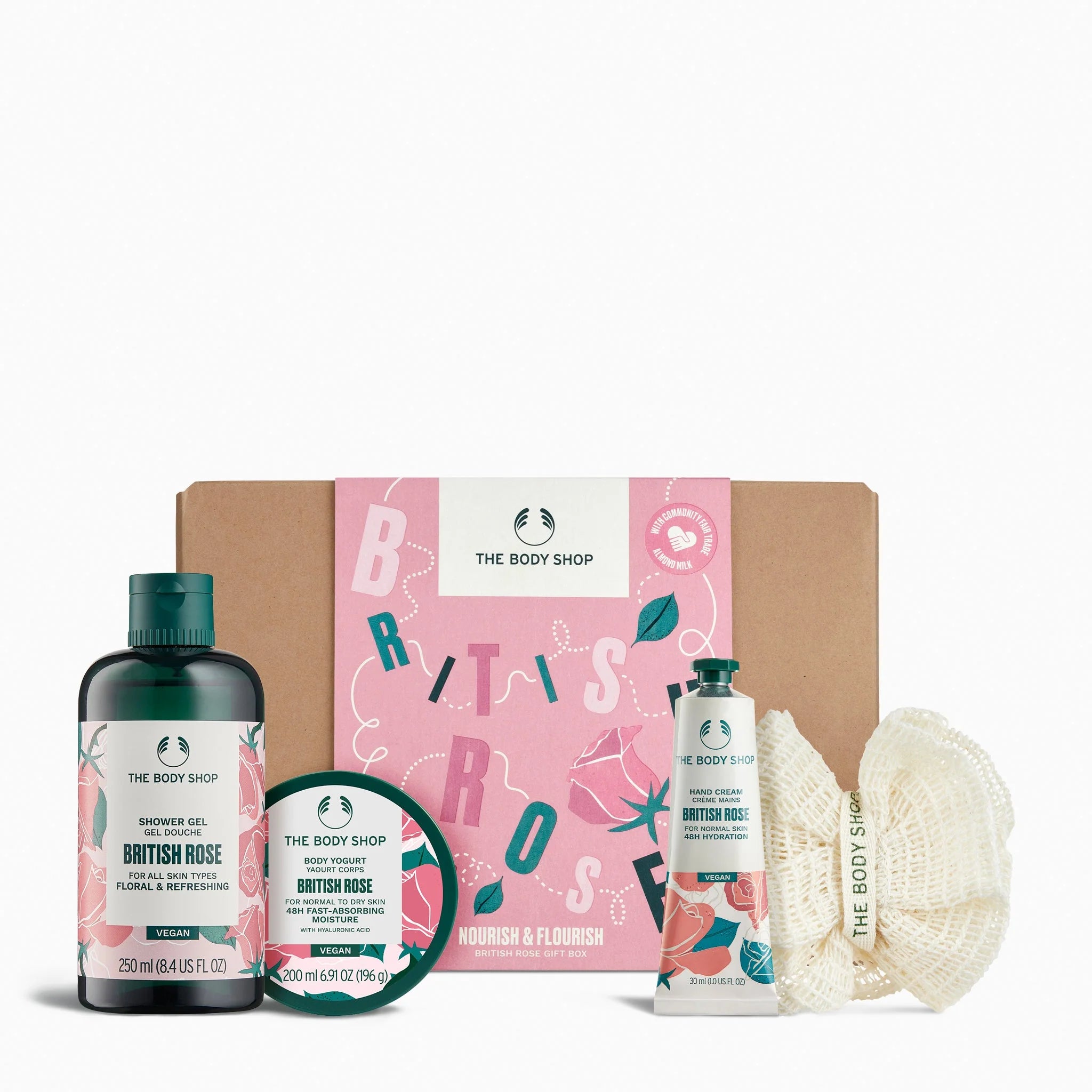 Nourish & Flourish British Rose Gift Box main