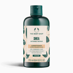 The Body Shop Shea Intense Repair Conditioner bottle on a white background