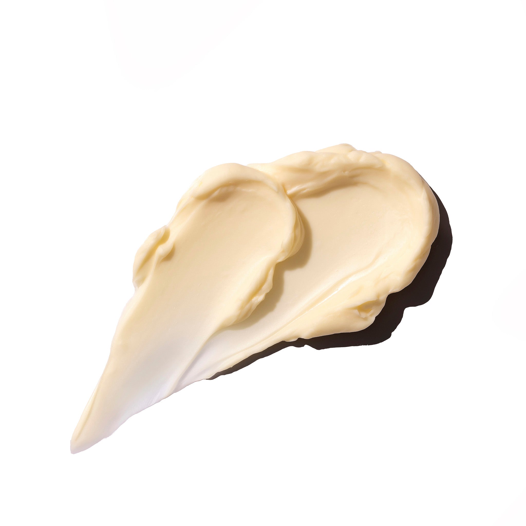 Beige cream swatch on a white background