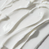 Close-up of smooth, white cream texture