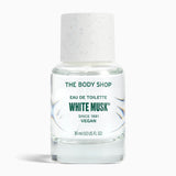 The Body Shop White Musk eau de toilette bottle on a white background