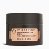Spa of the World Japanese Camellia Cream jar on a white background