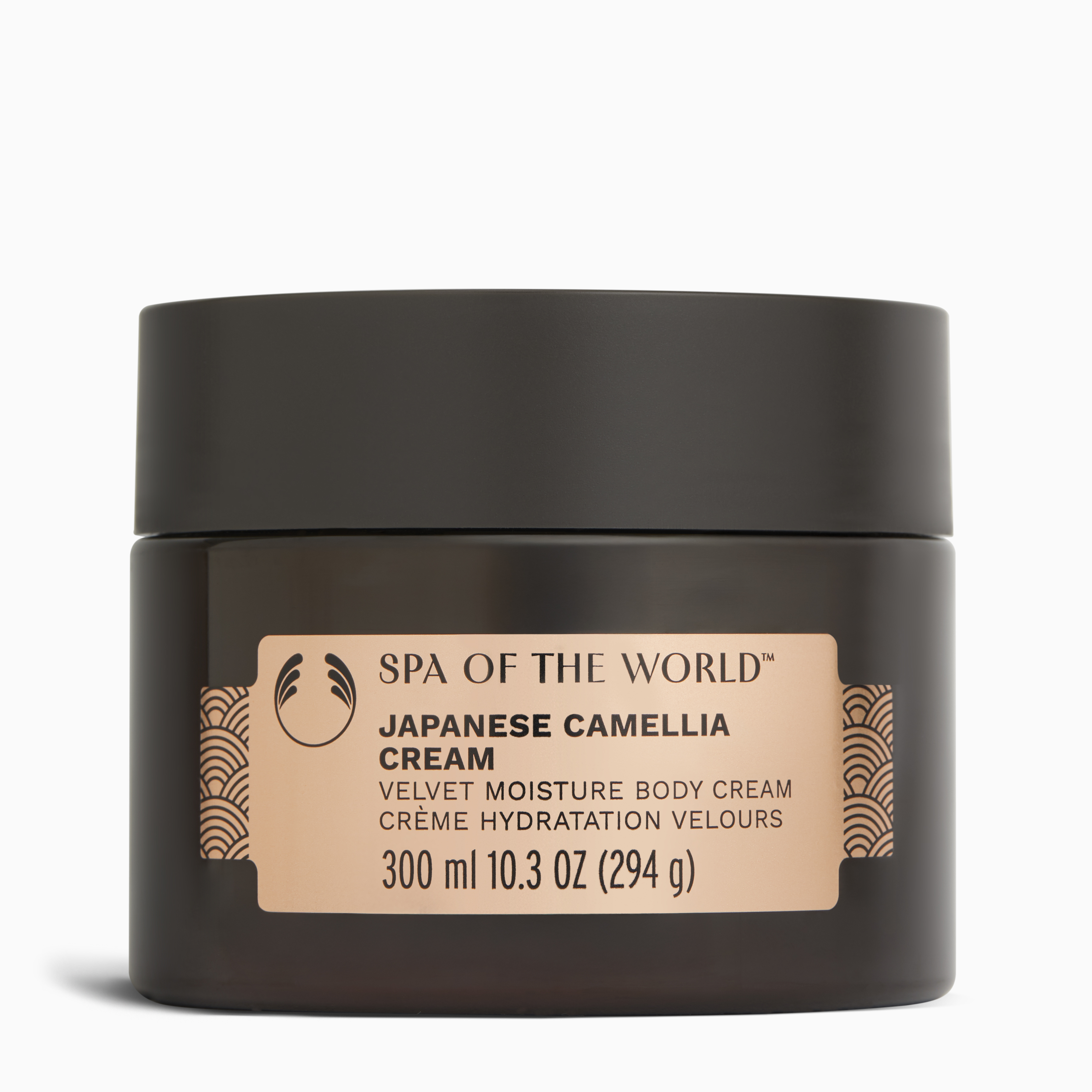 Spa of the World Japanese Camellia Cream jar on a white background