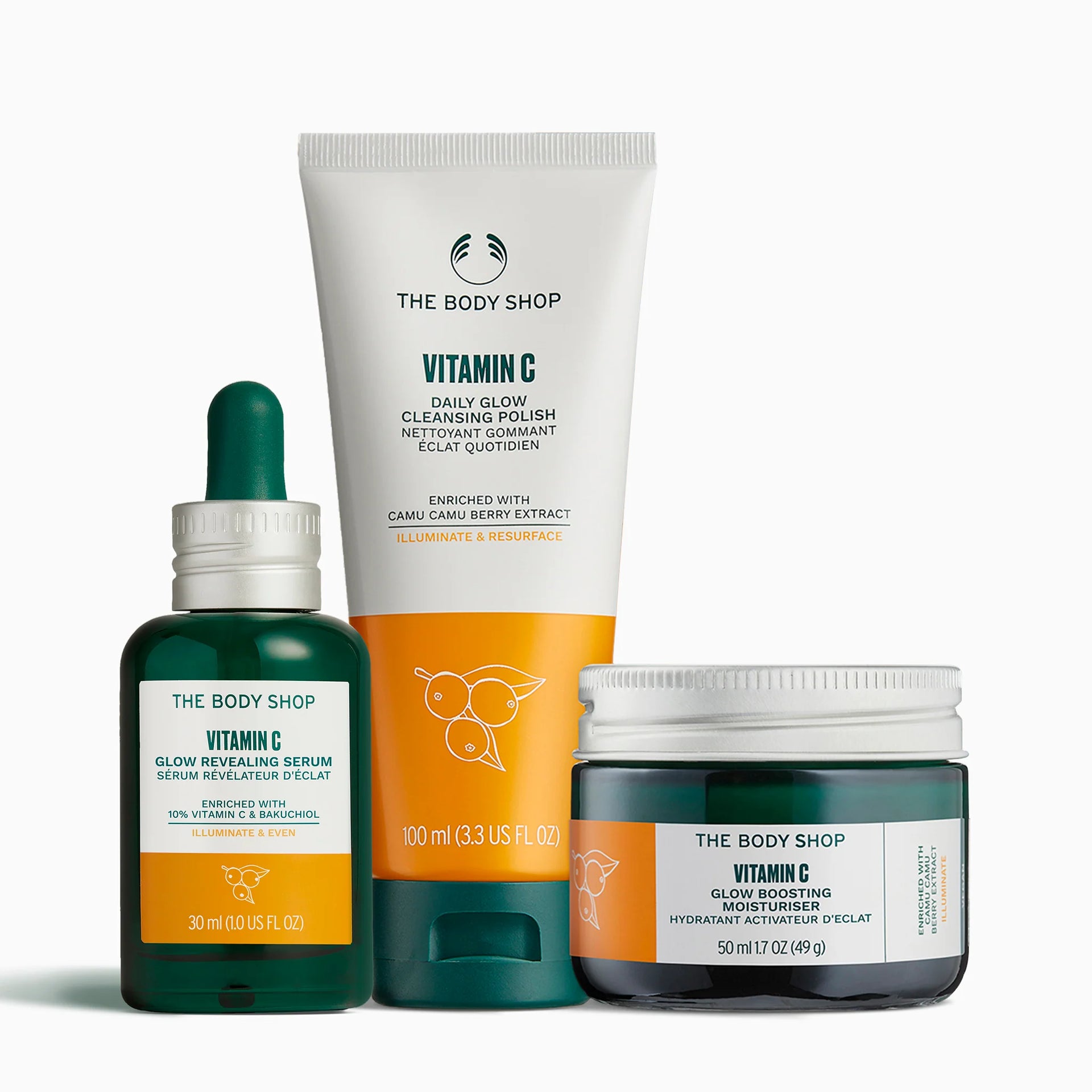 THE BODY SHOP C グロウ スキンケアセット Vitamin C Glow-Up Bundle – The Body Shop